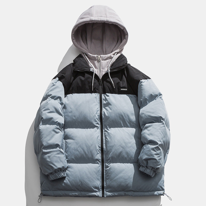 Herren Winterjacke mit abnehmbarer Kapuze und wärmeisolierender Fütterung Stilzeits