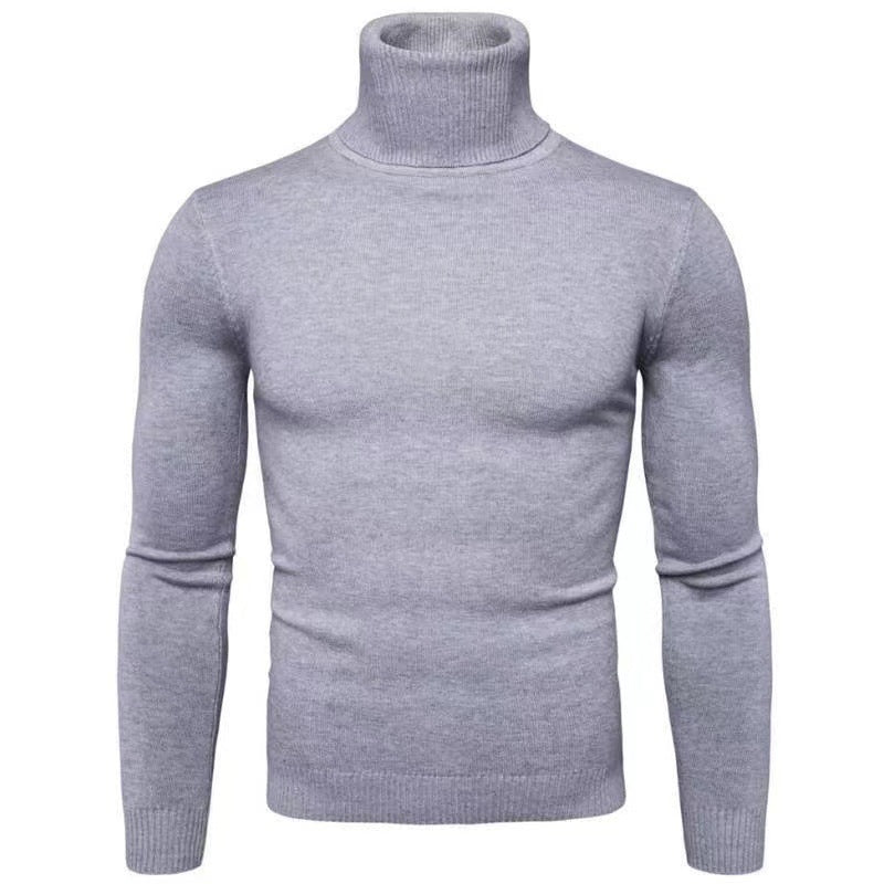 Herren Rollkragenpullover aus hochwertiger Baumwolle Stilzeits