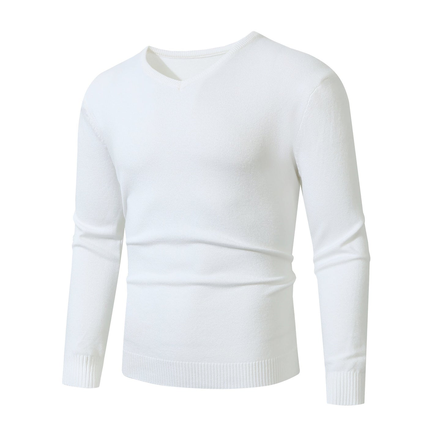 Herren eleganter V-Ausschnitt Pullover Stilzeits