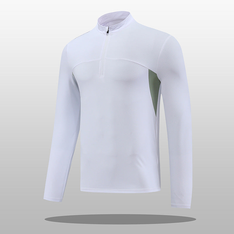 Herren Funktions-Thermoshirt mit Stehkragen und Reißverschluss Stilzeits