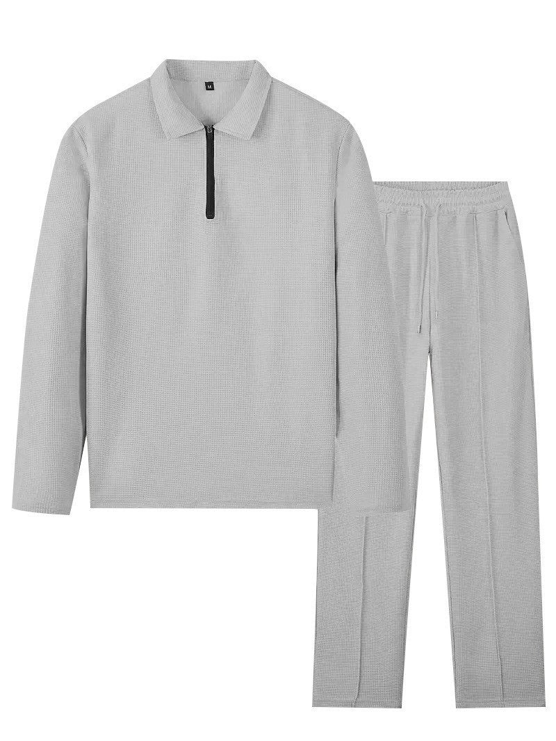 Herren sportliches Poloshirt und Jogginghose Set Stilzeits