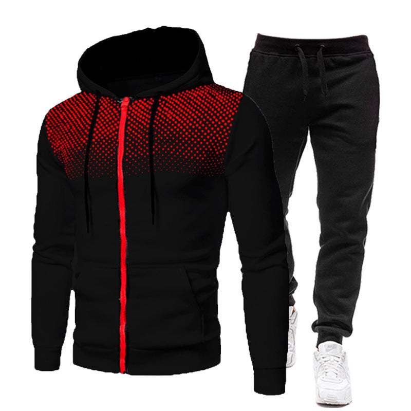 Herren Hoodie- und Jogginghose Set mit atmungsaktivem Design Stilzeits