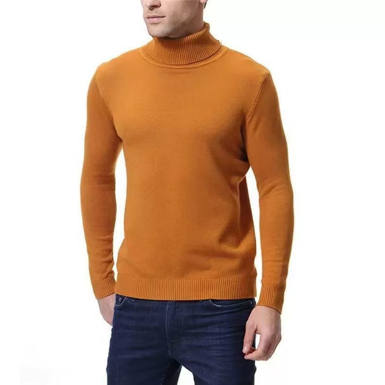 Herren Rollkragenpullover aus feiner Baumwolle Stilzeits