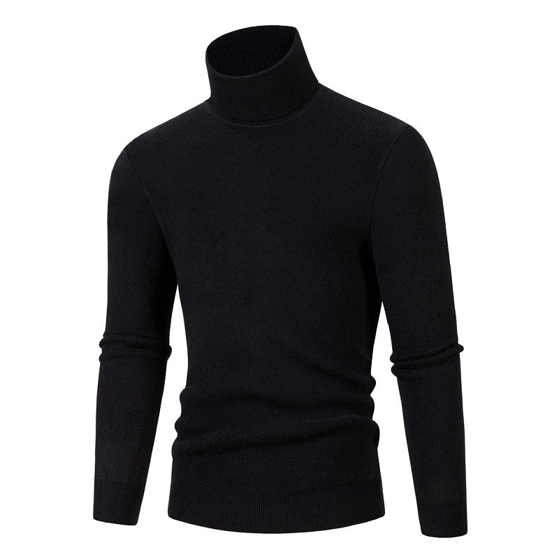 Herren Rollkragenpullover aus weichem Material Stilzeits