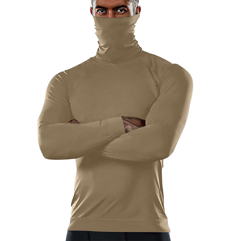 Herren Funktionsshirt mit hohem Kragen und innovativem Feuchtigkeitsmanagement Stilzeits