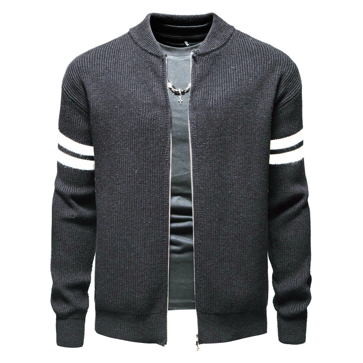 Herren Sportlicher Strickjacke Stilzeits