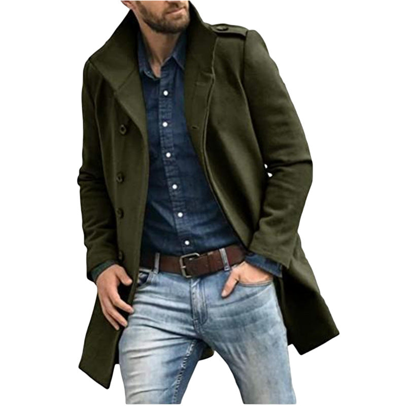 Herren klassischer Trenchcoat mit modernem Schnitt Stilzeits