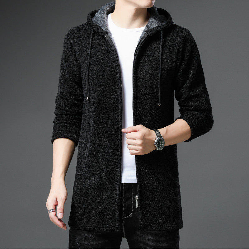 Herren urbane Freizeitjacke mit Kapuze Stilzeits