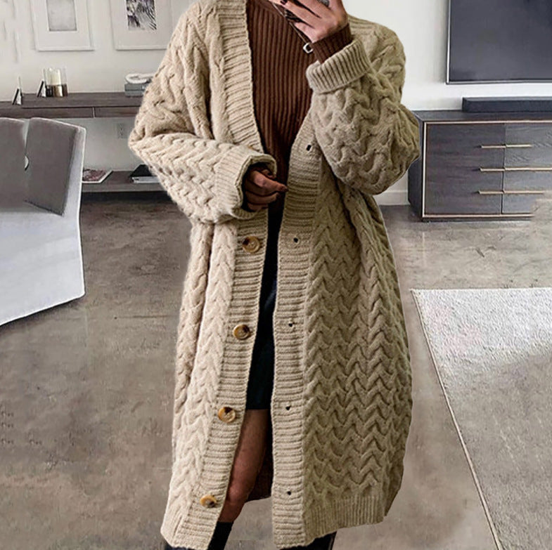 Damen Großer Strickcardigan Stilzeits