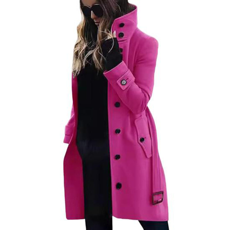 Damen eleganter und bequemer Trenchcoat Stilzeits