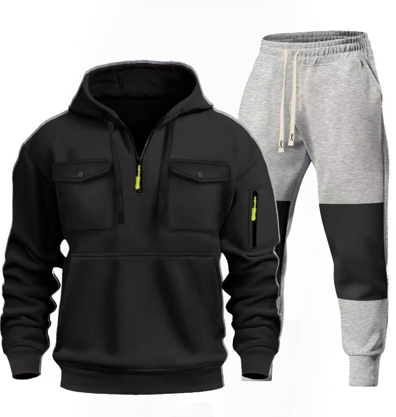 Herren funktionaler Sweatshirt- und Jogginghosen-Set Stilzeits