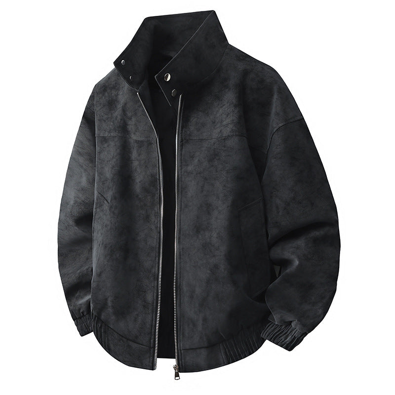 Herren Modische Übergangsjacke mit hohem Kragen und revitalisierendem Innenfutter Stilzeits