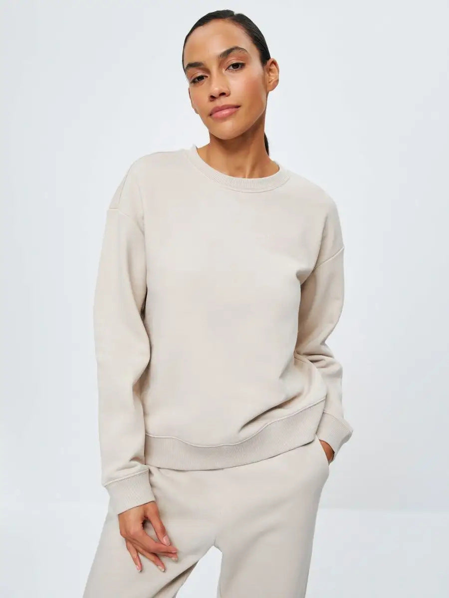 Damen Bequemer Oversized Sweatpullover mit lässigem Schnitt Stilzeits