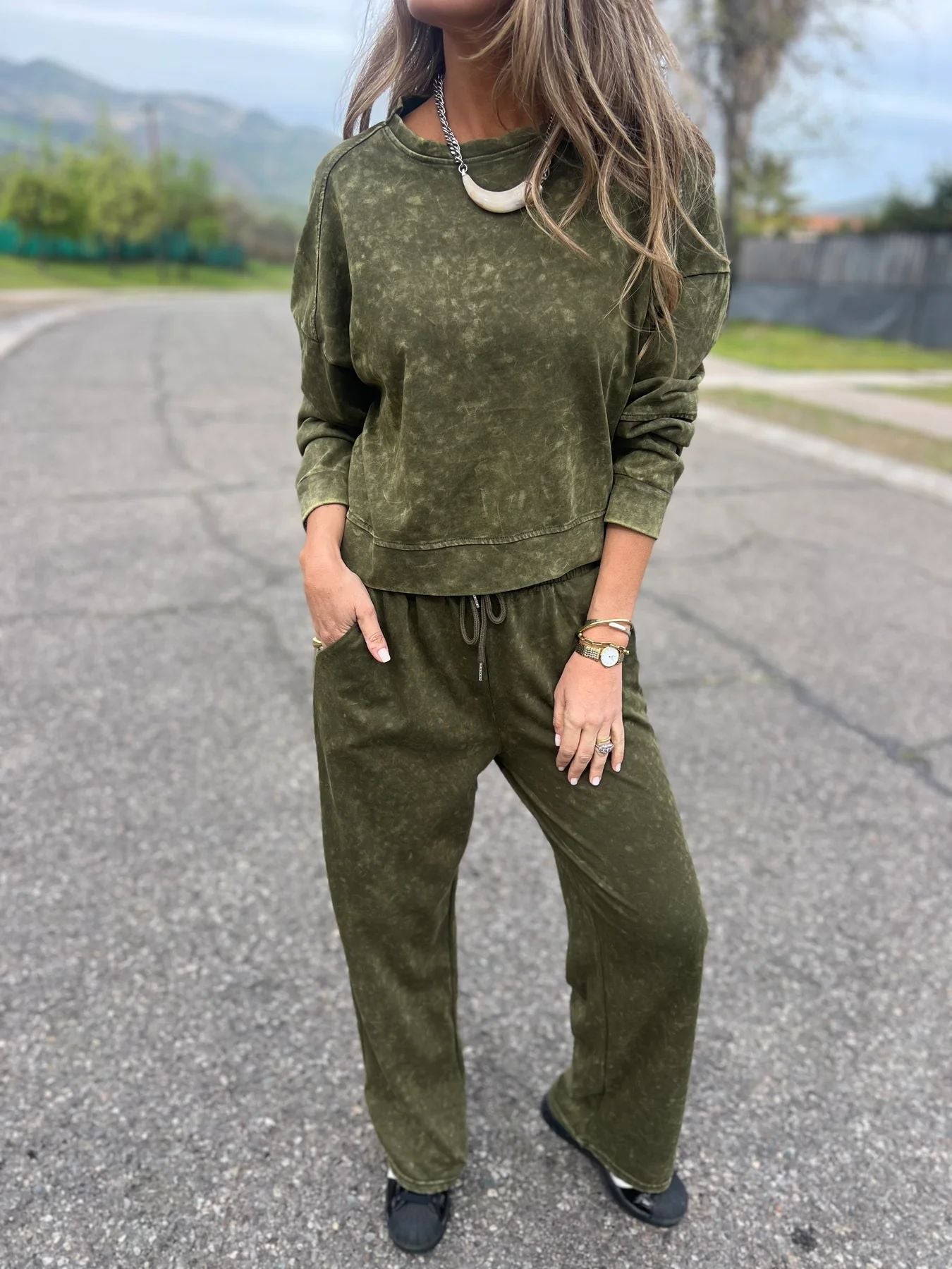 Damen Hochwertiges und gemütliches Sweatsuit Stilzeits