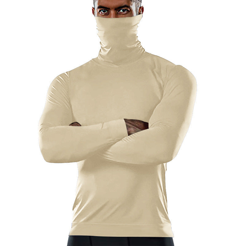 Herren Funktionsshirt mit hohem Kragen und innovativem Feuchtigkeitsmanagement Stilzeits