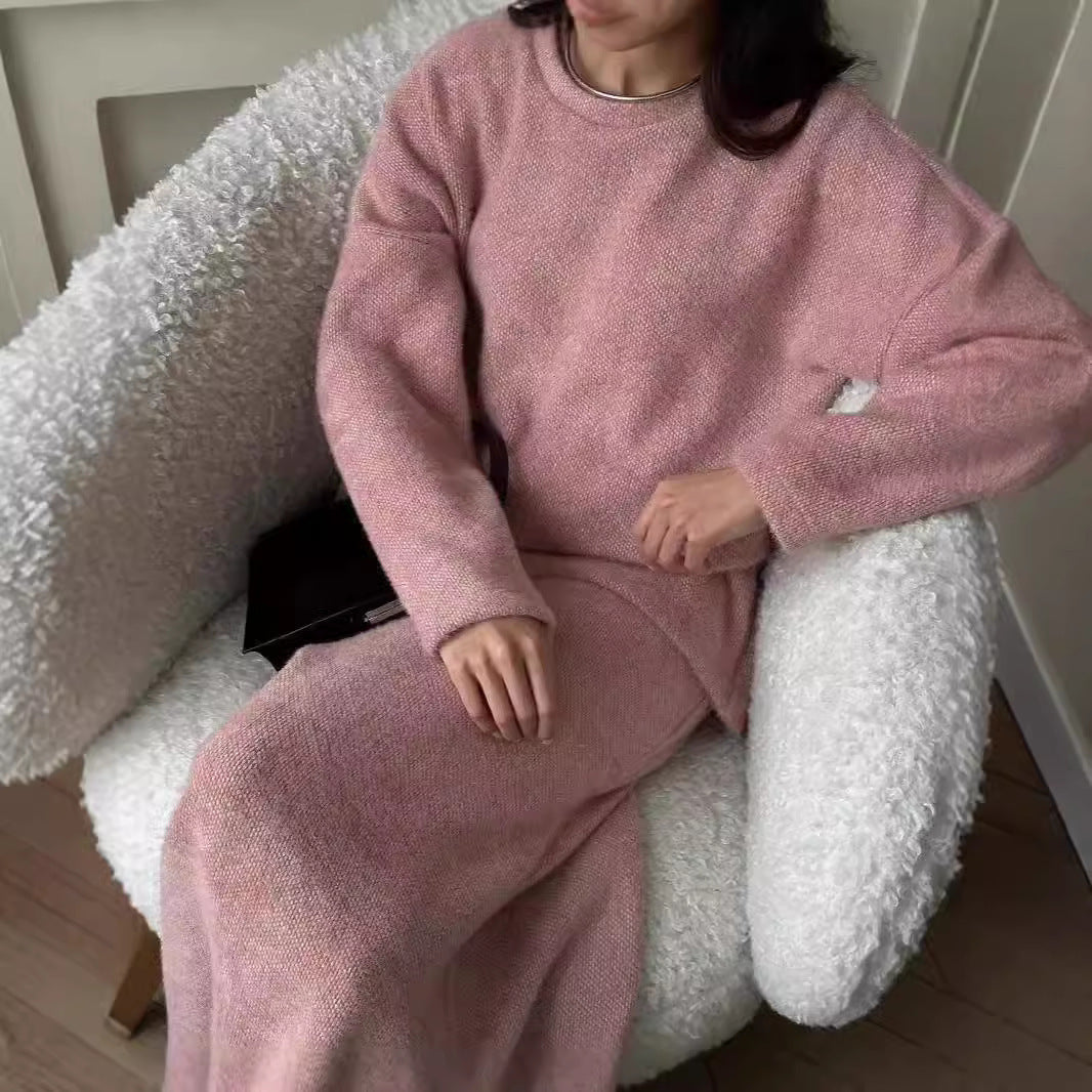 Damen Elegantes Maxikleid aus weichem Strick Stilzeits