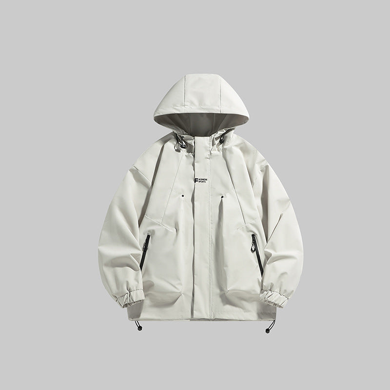 Herren multifunktionale Winterjacke mit isolierendem Fleecefutter und verstellbarer Kapuze Stilzeits