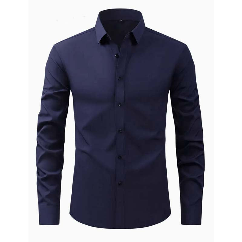 Herren langärmliges Hemd mit innovativer Schnittführung und Modernem Design Stilzeits