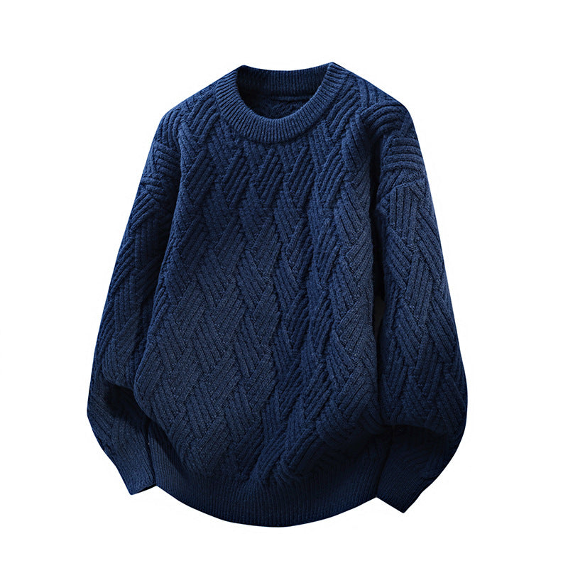 Damen Gemusterter Strickpullover Stilzeits