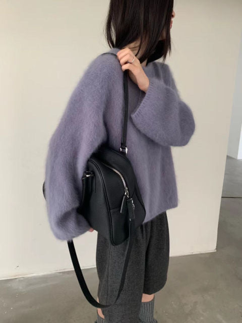 Damen kuscheliger Pullover mit Boxy-Schnitt Stilzeits