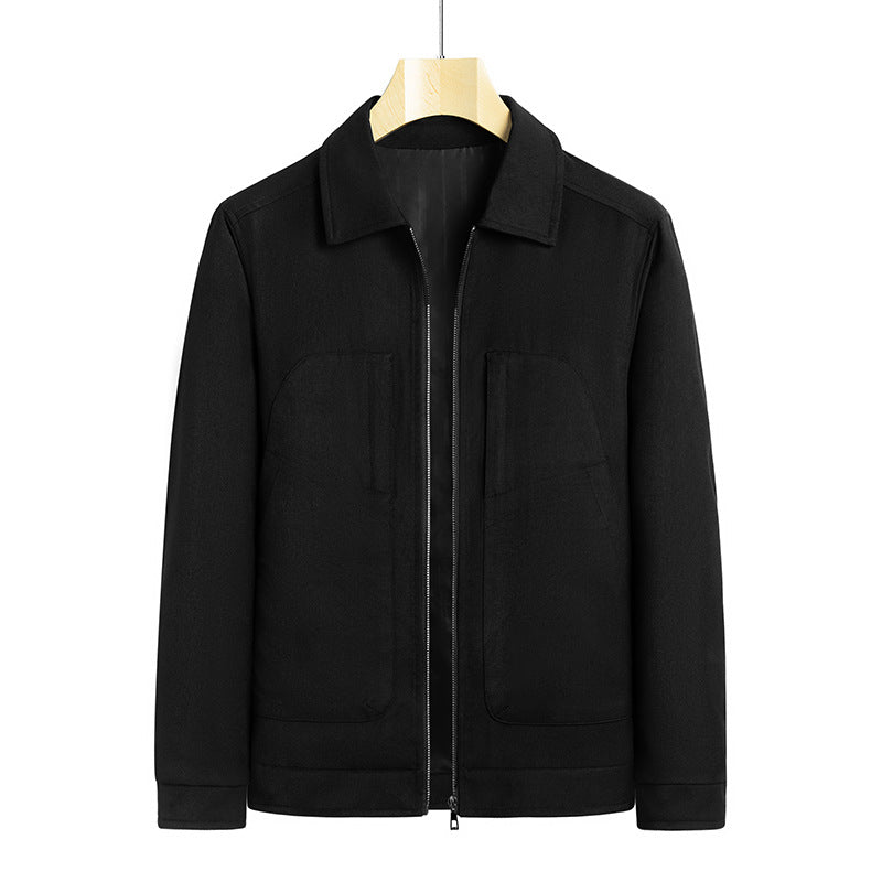 Herren lässige Freizeitjacke mit praktischen Taschen Stilzeits