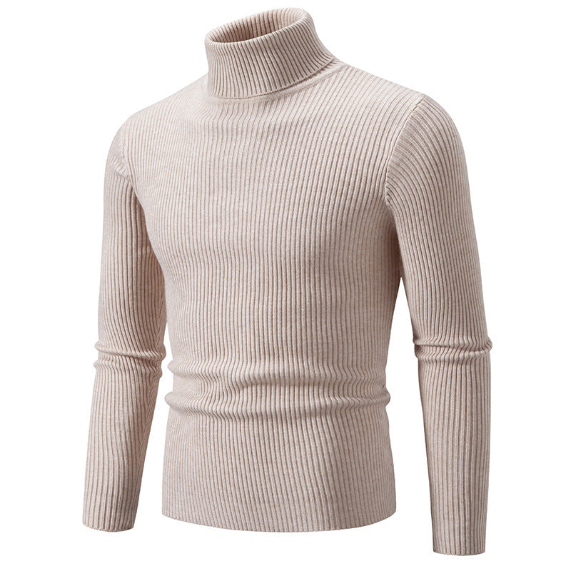 Herren feiner Rollkragenpullover aus langlebigem Strickmaterial Stilzeits
