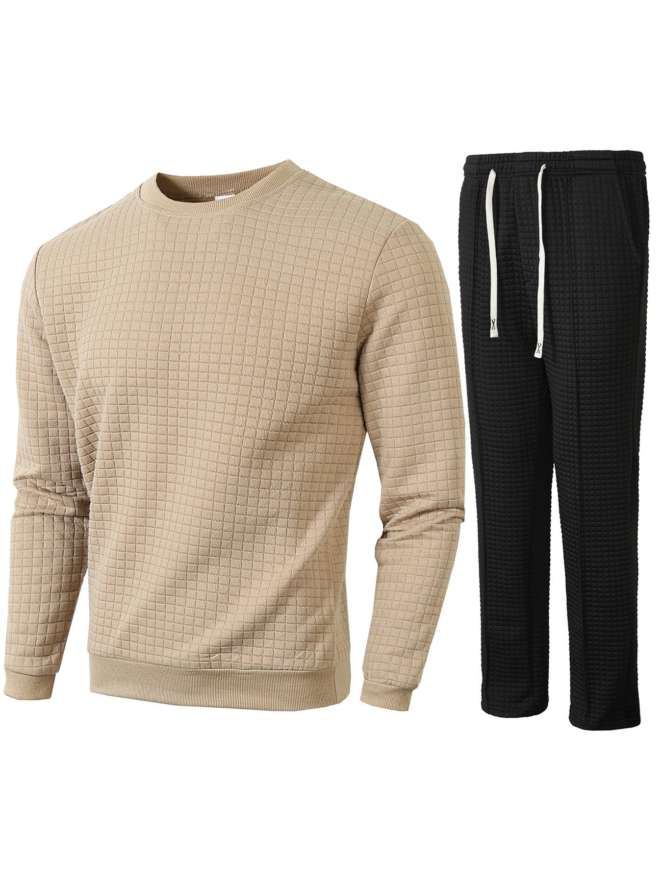 Herren gemütliches Sweatshirt und Jogginghose Set Stilzeits