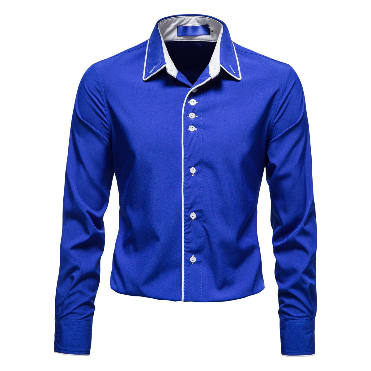 Herren Elegantes Hemd mit kontrastierenden Akzenten Stilzeits