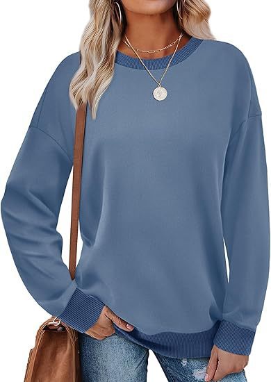 Damen bequemer Sweatshirt mit Raglanärmeln und dekorativem Kragen Stilzeits