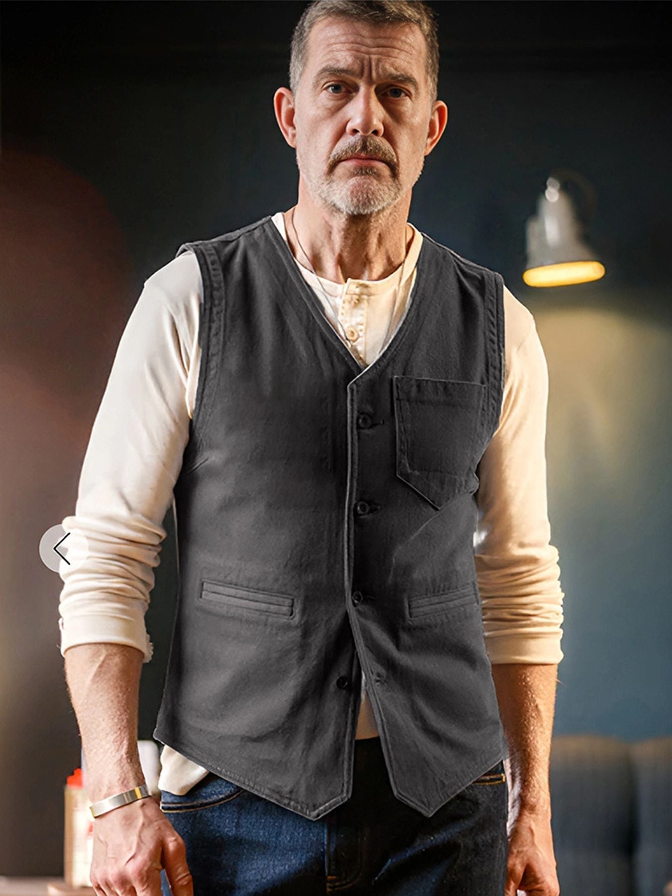 Herren Westenjacke Stilzeits