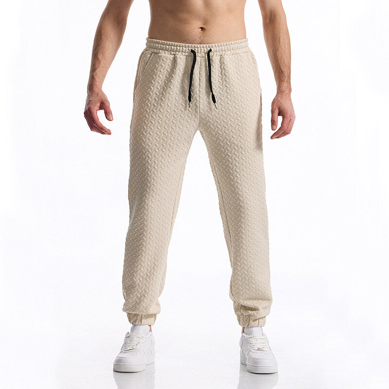 Herren Sportliche Freizeithose mit strukturiertem Design Stilzeits
