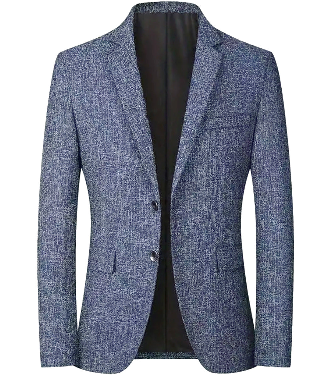 Herren moderner und eleganter Blazer aus Strukturstoff Stilzeits