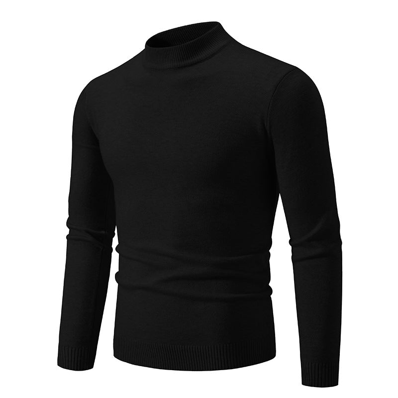 Herren eleganter Pullover mit Stehkragen Stilzeits