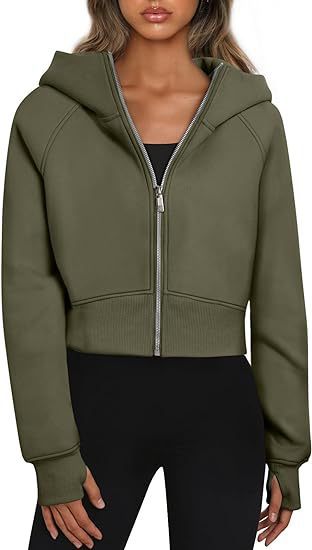 Damen cropped Kapuzenjacke Stilzeits