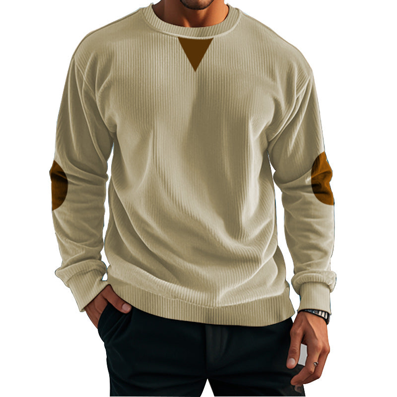 Herren komfortabler Fleece-Pullover mit Struktur Stilzeits