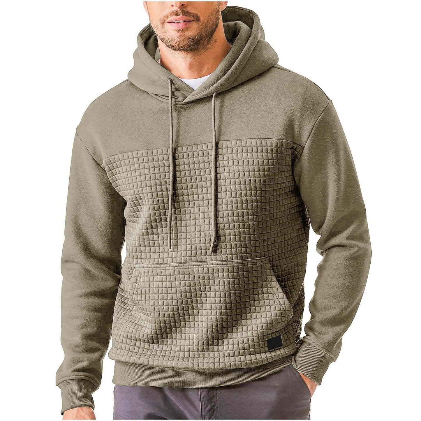 Herren Kapuzenpullover mit strukturiertem Obermaterial Stilzeits