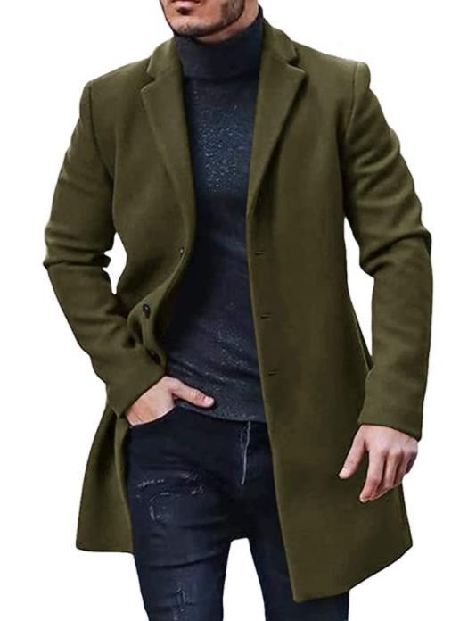 Herren gefütterter eleganter Trenchcoat Stilzeits