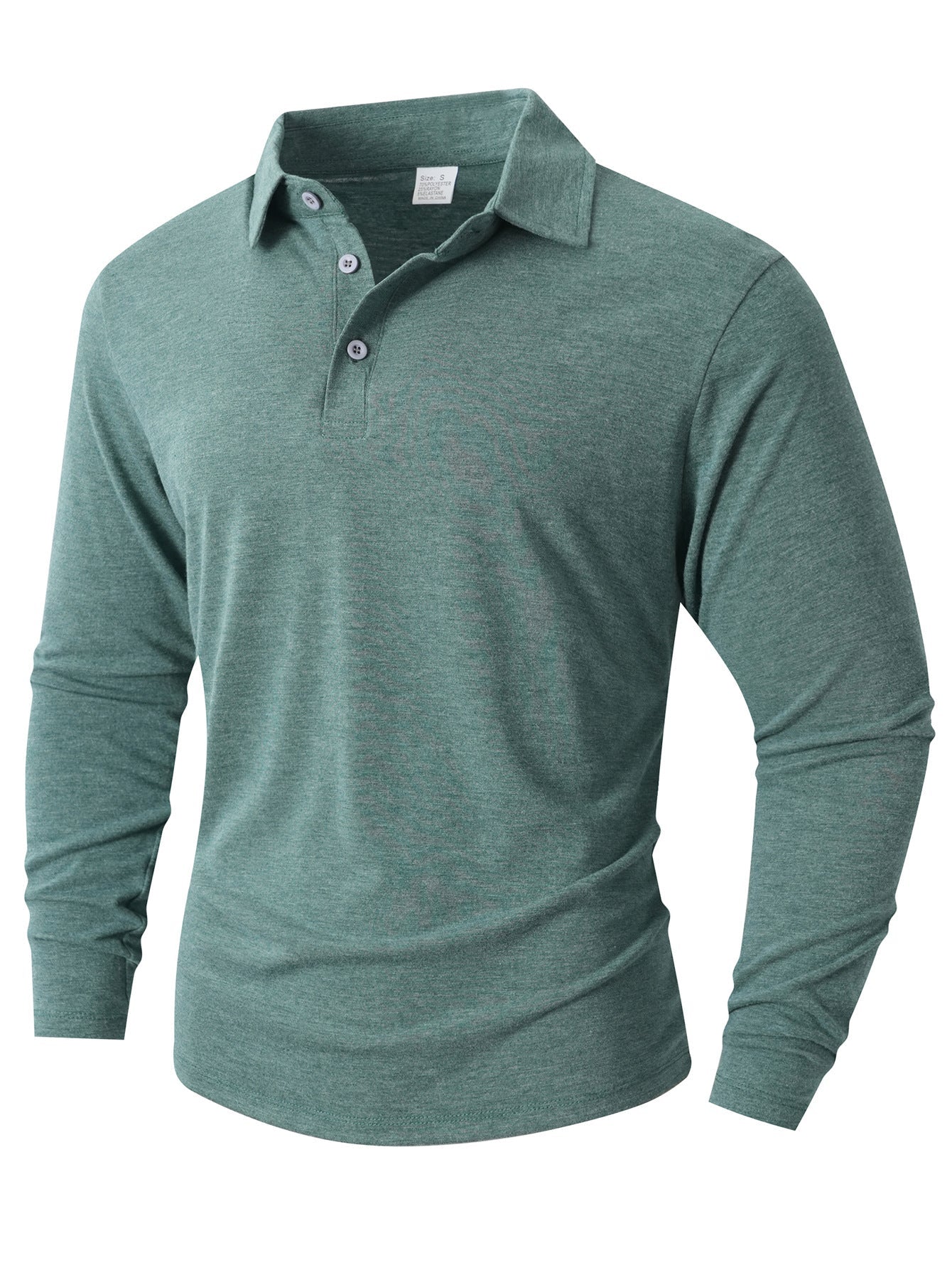 Herren Langarm Poloshirt mit modernem Schnitt Stilzeits