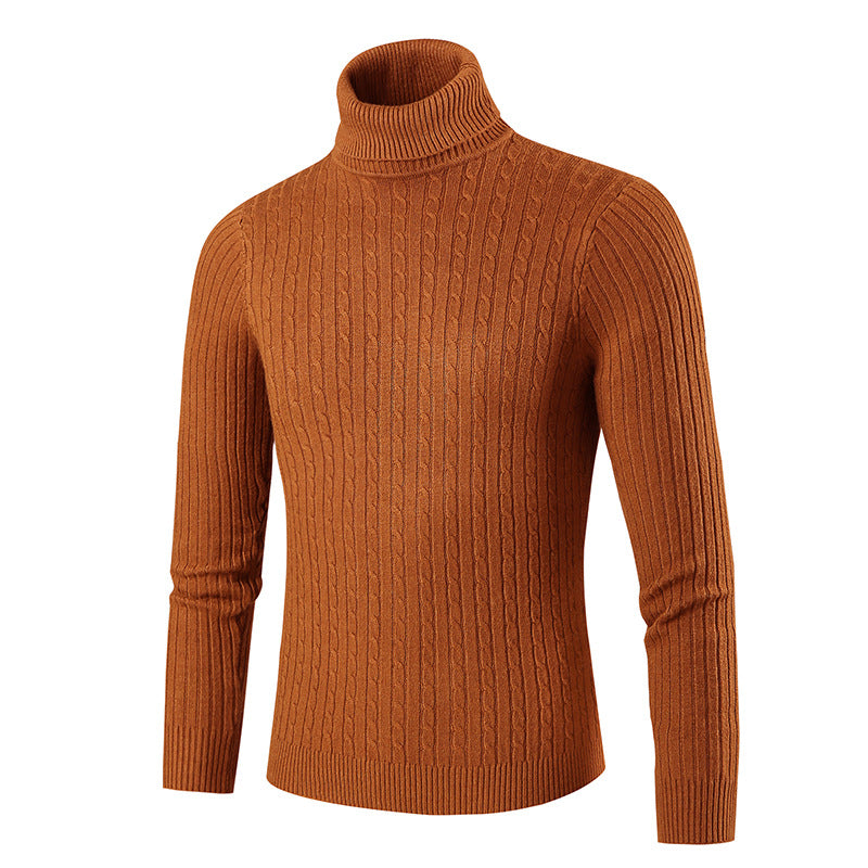 Herren Rollkragenpullover aus hochwertigem Strick Stilzeits