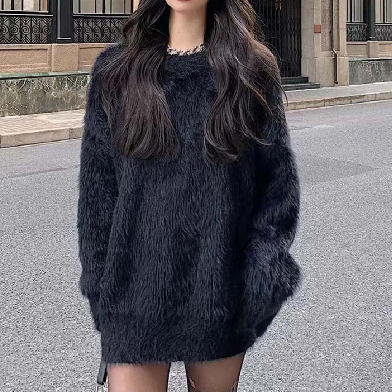 Stilzeits | Weicher Strickpullover Mohair Luxuriöser Komfort