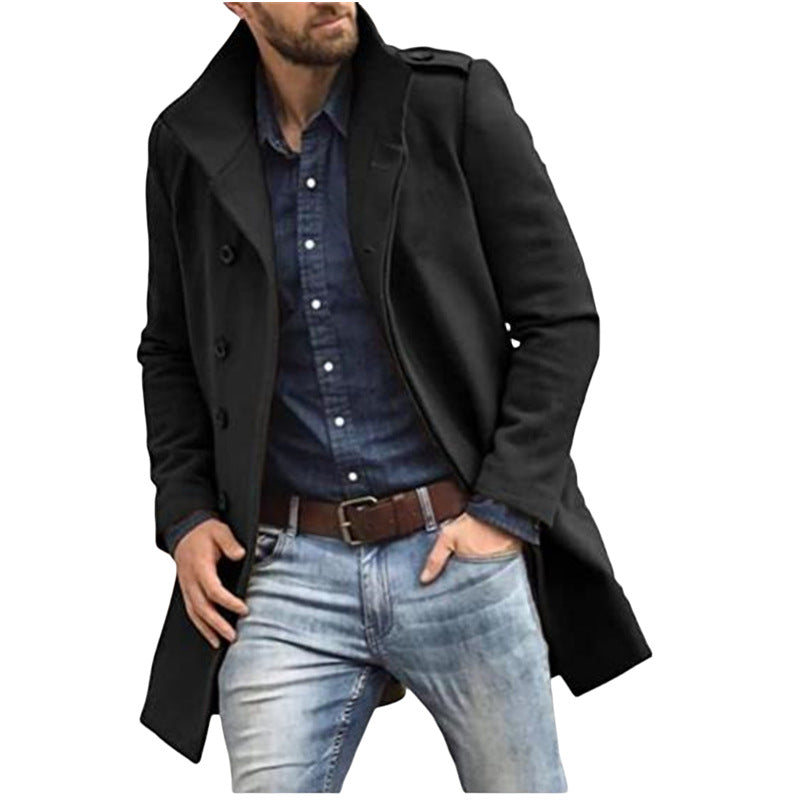 Herren klassischer Trenchcoat mit modernem Schnitt Stilzeits