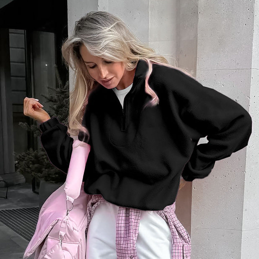 Damen Fleece Pullover Stilzeits