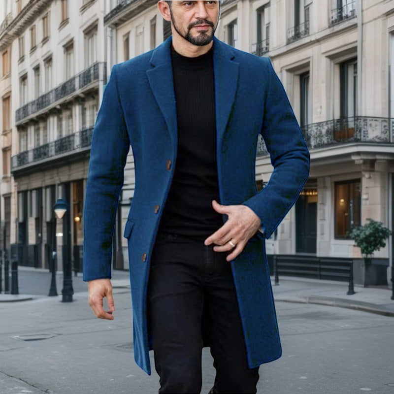 Herren eleganter Wollmantel Stilzeits 1760428448