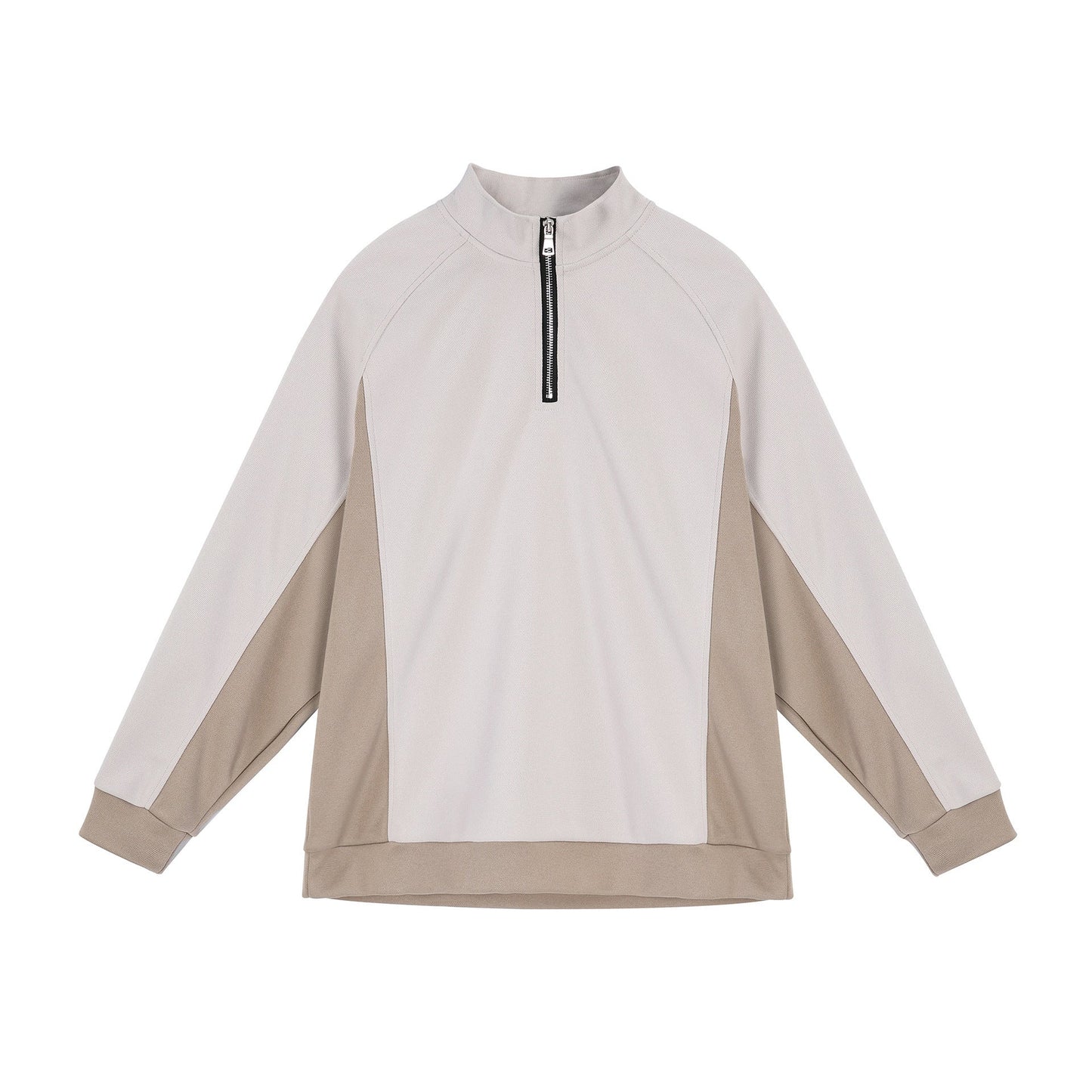 Herren Funktionspullover mit halbem Reißverschluss und atmungsaktiven Einsätzen Stilzeits