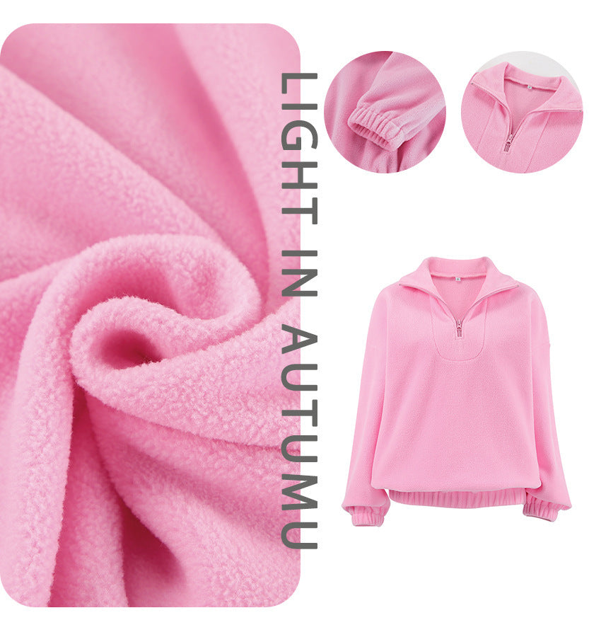 Damen Fleece Pullover Stilzeits
