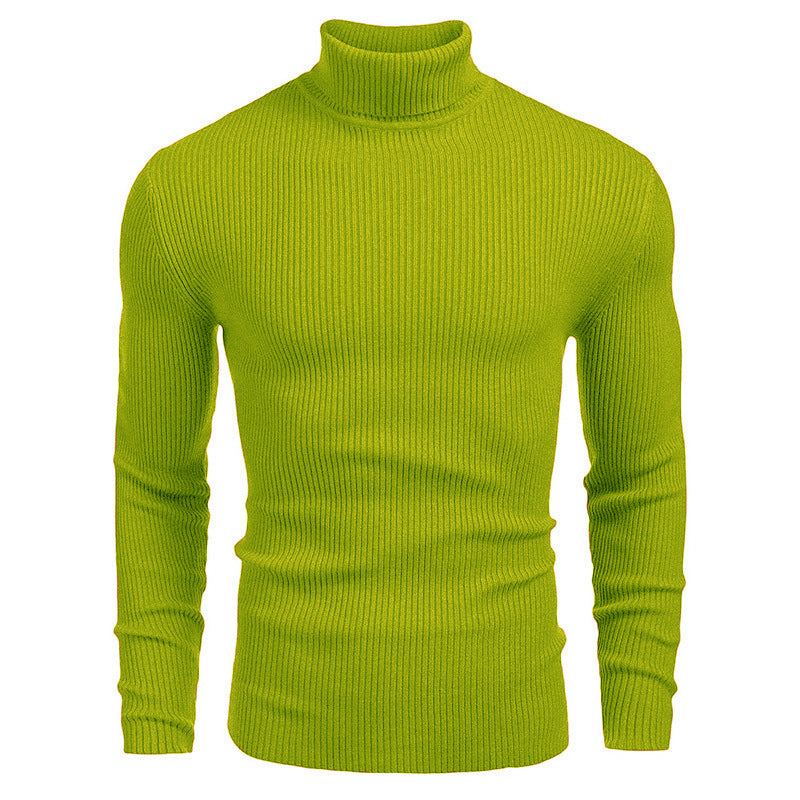 Herren Rollkragenpullover aus feinem Rippstrick Stilzeits
