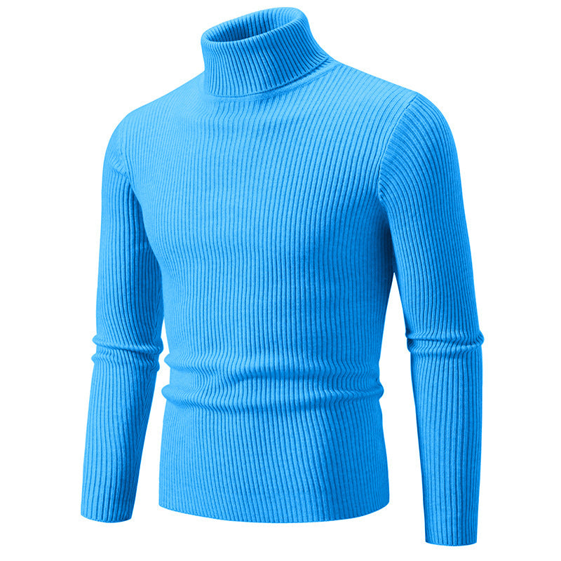 Herren feiner Rollkragenpullover aus langlebigem Strickmaterial Stilzeits