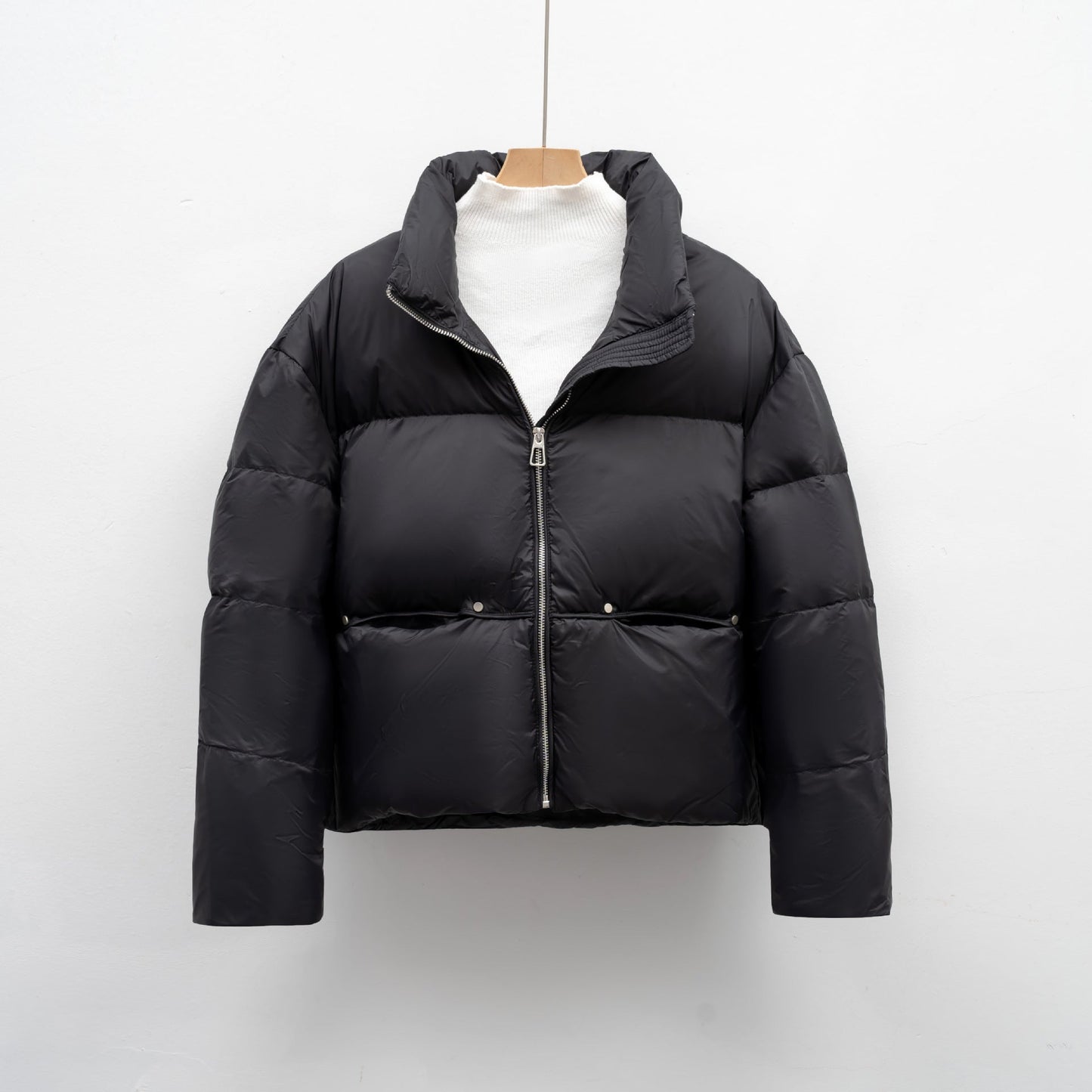 Damen hochwertige Steppjacke mit kurzem Schnitt Stilzeits