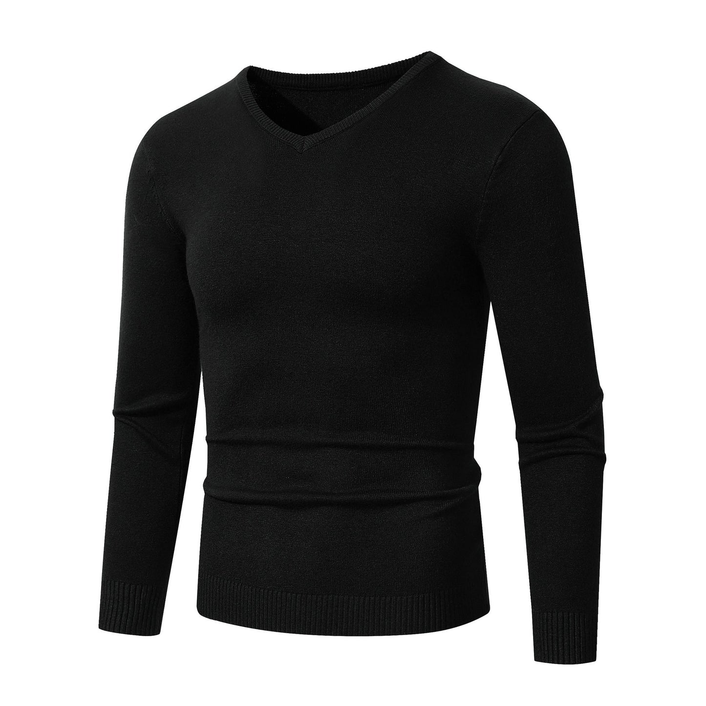 Herren eleganter V-Ausschnitt Pullover Stilzeits