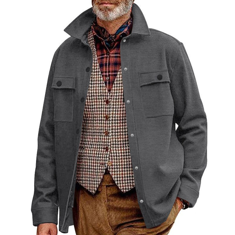 Herren lässige Outdoor-Jacke mit praktischen Taschen und modernem Schnitt Stilzeits
